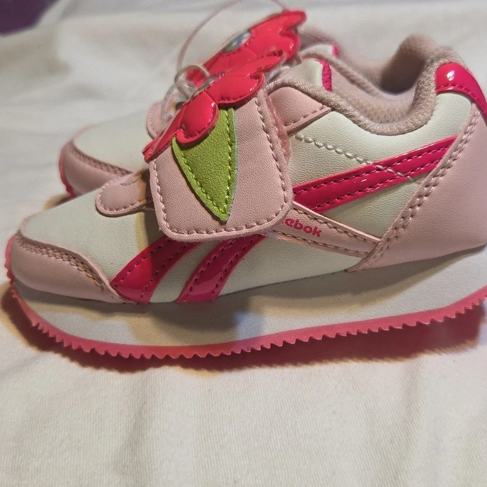 Reebok Baby Girl Pink Flower Design
